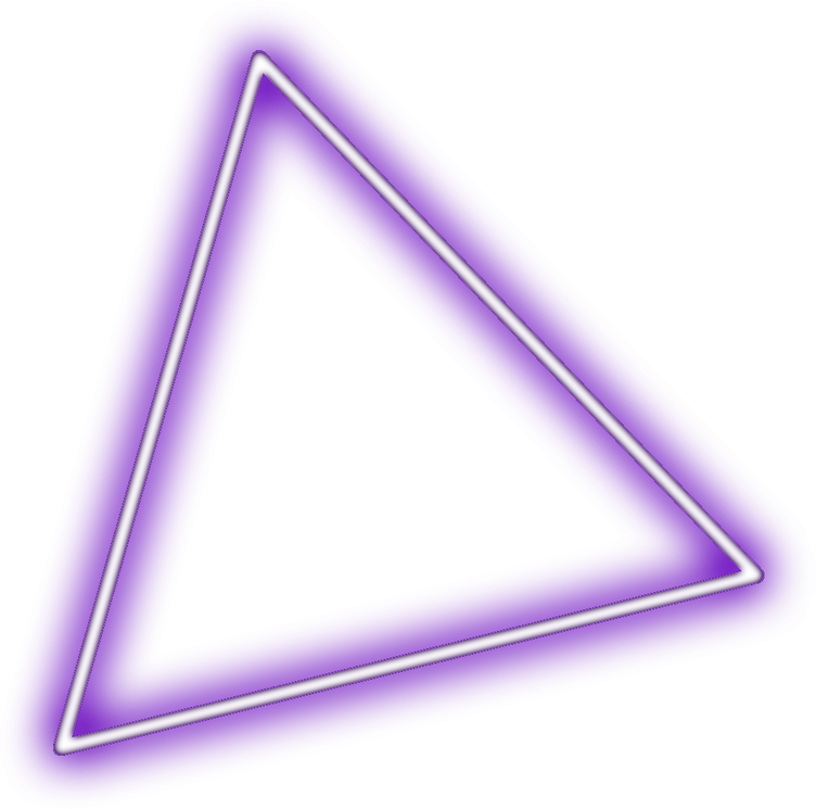 Purple Neon triangle